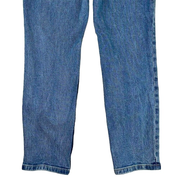 Everlane The Original Cheeky High Rise Straight Leg Jeans Mid Blue Sz 29 - Picture 6 of 14